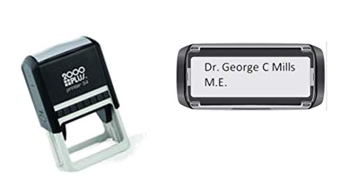 Doctors-Nurses-Midwife-ER Room-Dentist Custom Stamp - up to 3 Lines of Text