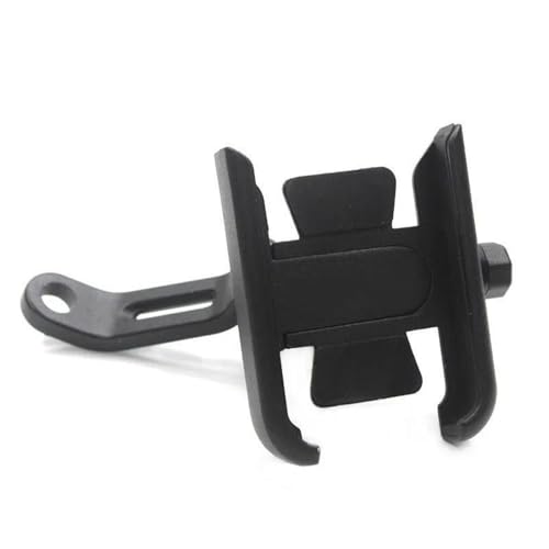 Motorrad-Lenkerspiegel Handyhalter Ständer GPS-Navigationshalterung Für Voge 200AC 300AC 300R 500DS 500R 650DS ER10(SCHWARZ,Spiegel)