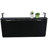 Mesa plegable de pared, se puede utilizar como escritorio, escritorio de computadora, mesa de ocio, mesa de comedor, barra de bar