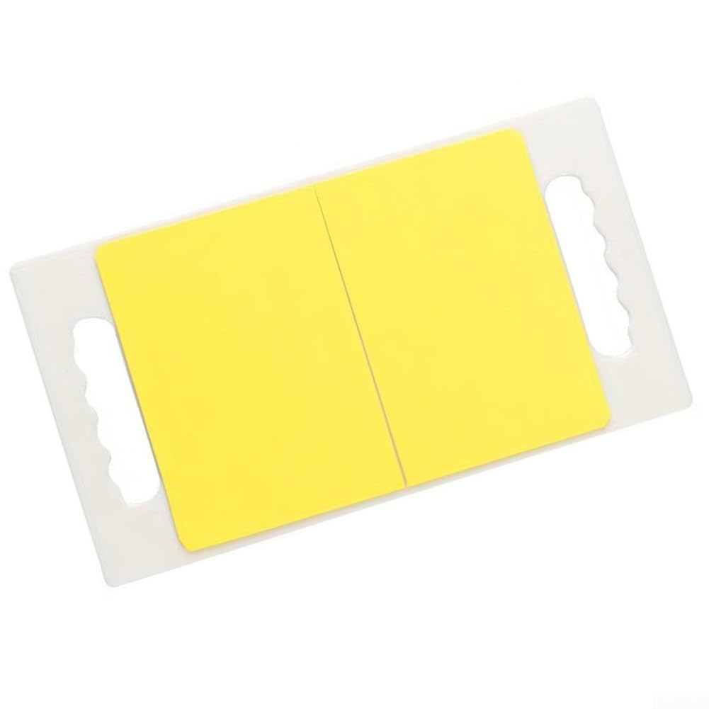 Tabla irrompible para entrenamiento de taekwondo, mango de alta seguridad, diseño para práctica eficaz (amarillo)