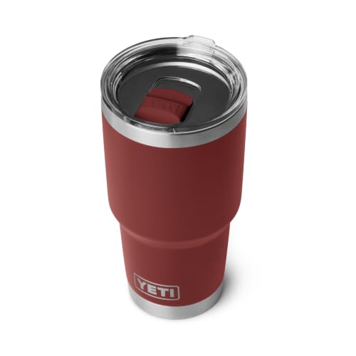 Image of YETI Rambler 30 oz Tumbler, Stainless Steel, Vacuum Insulated with MagSlider Lid, Stag Red