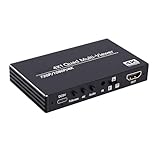 Entrées et sorties : le multiviewer prend en charge quatre entrées d'interface multimédia HD et une sortie d'interface multimédia HD, offrant une qualité vidéo impressionnante avec une résolution de sortie maximale de 4K à 30 Hz et prenant en charge les résolutions 1080P et 720P.