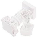 Les figurines de david - la figure de david et de la colonne romaine sont fabriquées à partir d'un matériau en résine, très résistant et difficile à endommager ou à déformer, décoration de statue grecque en résine