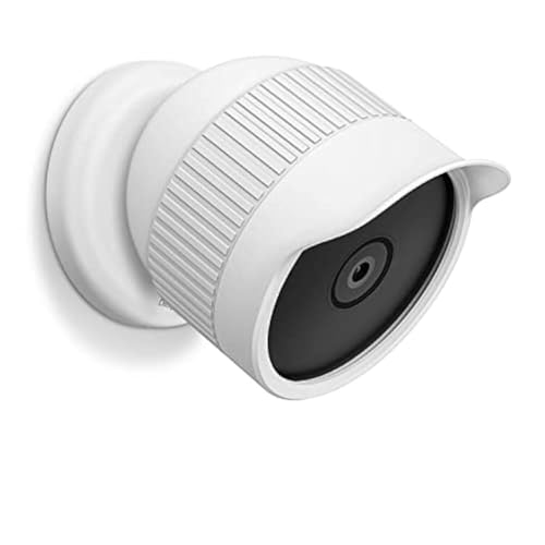 Coque silicone Nest Cam 2021 finition durable Fintie pack blanc