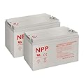 NPP NPD12-100Ah(T16A, 2Pcs) 12 Volt 12V 100Ah Deep Cycle AGM SLA Battery, 1200+ Deep Cycle 100amp Battery,for Most Home Appliances, RV, Camping, Cabin, Marine, UPS, Trolling Motor and Off-Grid System