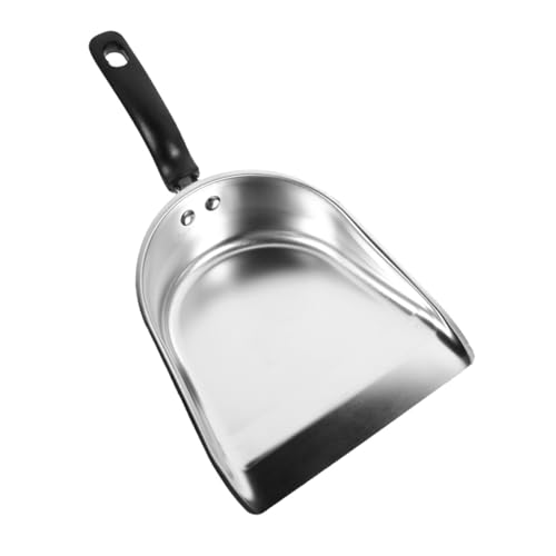 NOLITOY 便利なステンレス製ゴミシャベル 多機能手持ちちりとり 家用 屋外対応 耐久性 テーブルや床の掃除に ポータブル設計で簡単清掃