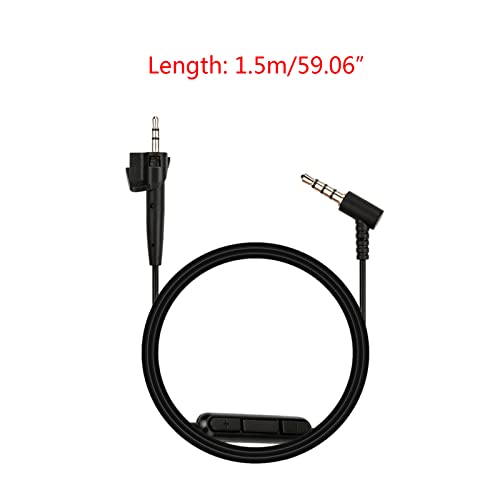 QMQJIA Cable para auriculares resistente para AE2 AE2i miniatura 3
