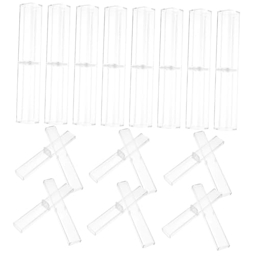 Boîtes à stylos vides transparentes OSALADI en lot de 50 pièces pour instruments d'écriture