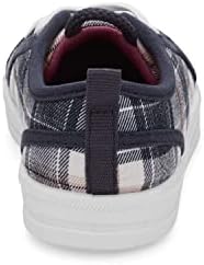 OshKosh B'Gosh Girls Syrup Slip-On Sneaker, Plaid, 9 Toddler | Image 2
