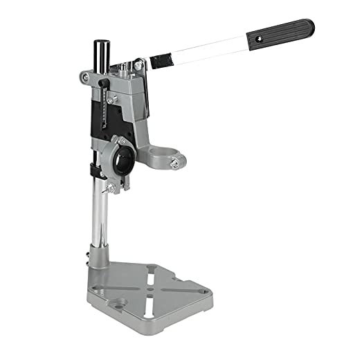 Clamp Drill Press Stand, Workbench Repair Tool for Drilling Aluminum Base Universal Bench Clamp Support Tool Double Hole Aluminum Base Drill Press Table