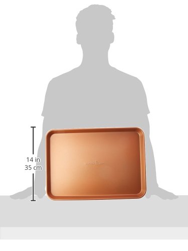 Copper Chef 12-Piece Set Nonstick Oven Bakeware, 12.8 X 5.12 X 18.11 Inches #TOP6