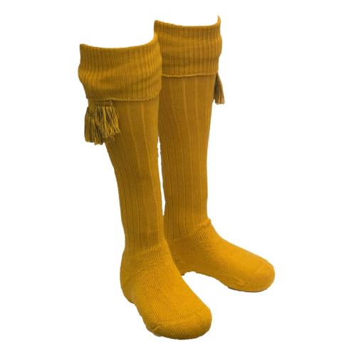 Walker and Hawkes Men’s Merino Wool Scarba Shooting Socks w/Garter Ties