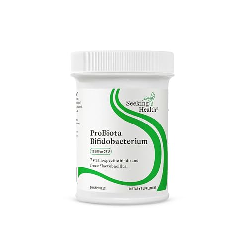 Seeking Health ProBiota Bifidobacterium 60 Capsules Probiotic Supplement for Digestive Health Bifido Only Vegan- and Vegetarian-Friendly Supports Colon Health and Immune System*