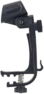 Vaguelly Regulowany Stojak Portable Microphone Holder Drum Clip Microphone Lifter do b?bna (czarny) Mikrofon Bezprzewodowy