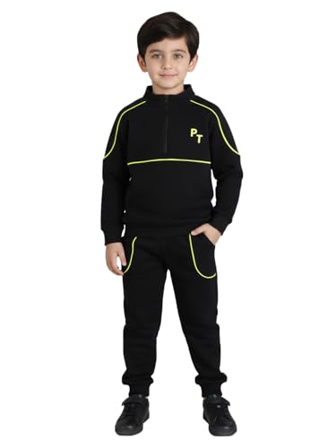 Image of POLKA TOTS 100% Cotton Full Sleeve Co-Ord Joggers for Kids | Winter Wear for Kids, Toddler & New born | Cozy Sweatshirt & Joggers, Baby Dress for Boys & Girls | Warm Clothes from 6 Months to 8 Years