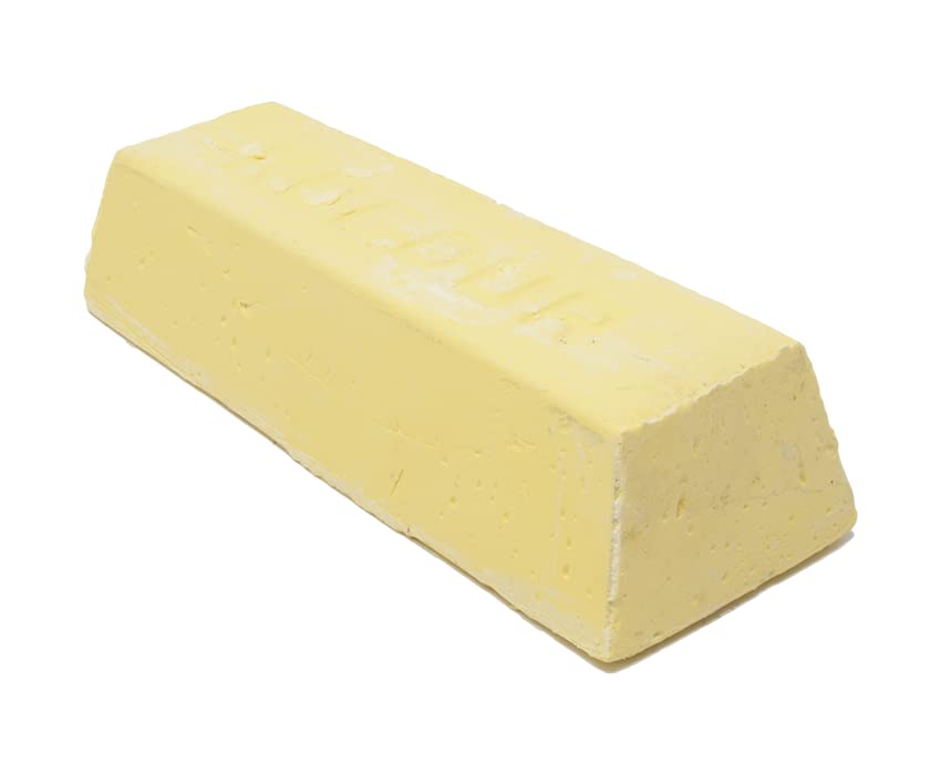 Kocour Yellow Compound SS17 - Yellow Aluminum Oxide Medium Grit Steel Buffing Compound for Metals