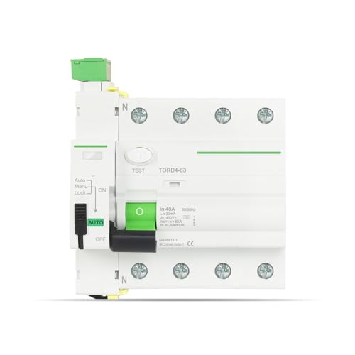 Disjoncteur différentiel réenclenchement automatique type A 4P pour éviter les coupures