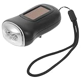 HANABASS Lanterne à manivelle Les lampes torches sont LED Lampe torche rechargeable Flash Légère lampes de poche d'urgence Clé lumière de la torche de camping Lanterne à énergie solaire Abdominaux