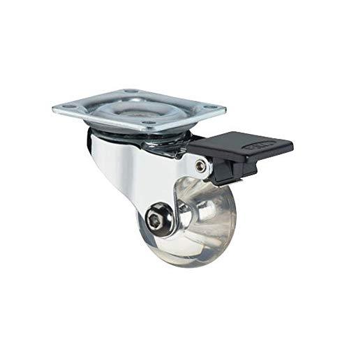 RODIZIO DE GEL GIRATÓRIO COM FREIO 1,3/8