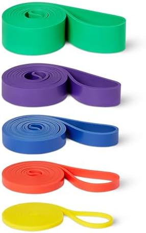 Amazon Basics Bandas de Resistencia para Hacer Ejercicio, Juego d...