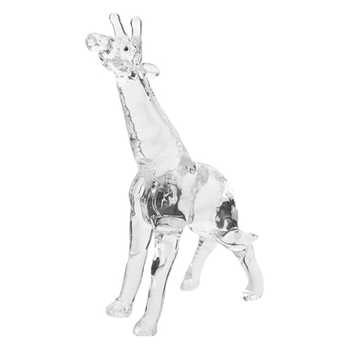 Décoration de Table Girafe en Cristal pour un Bureau Élégant et Lumineux