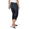 Lee Women's Sculpting Slim Fit Mid Rise Capri Jean, Dark Harbor, 14 Petite