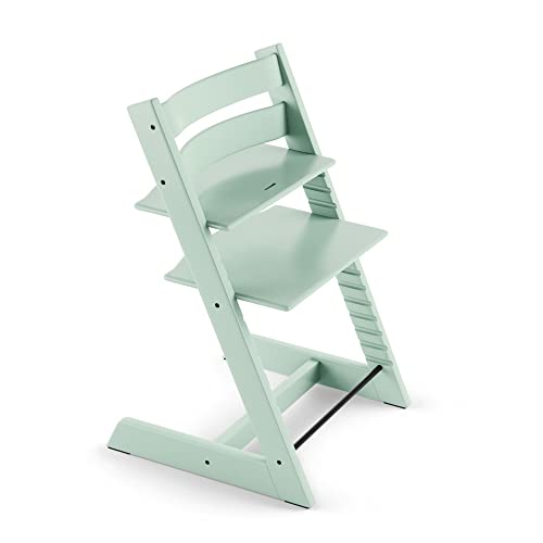 Image of Stokke Tripp Trapp Chair from, Soft Mint - Adjustable, Convertible Chair for Toddlers, Children & Adults - Convenient, Comfortable & Ergonomic - Classic Design