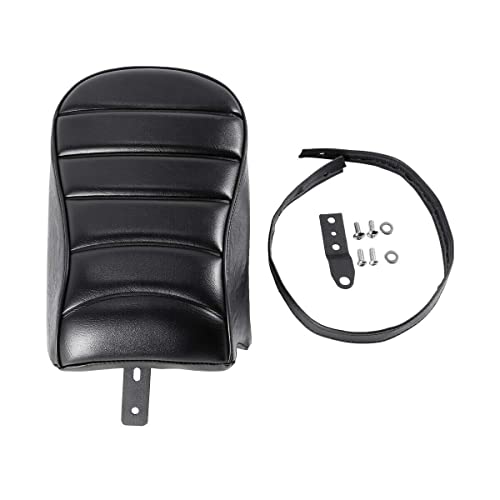 Image of Passenger Pillion Seat for Harley 2016-2022 Sportster Iron 883 Black | Passenger Seat for Sportster XL883N Models '16-'22