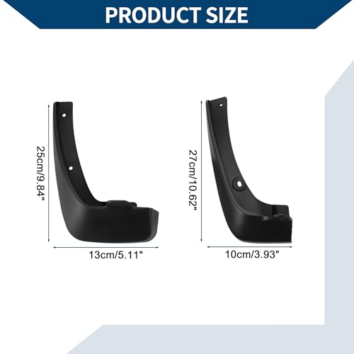 Image of Mud Flaps Splash Guards W /Mount Accessories for Toyota Vios 2008-2013 Front & Rear Mud Guards