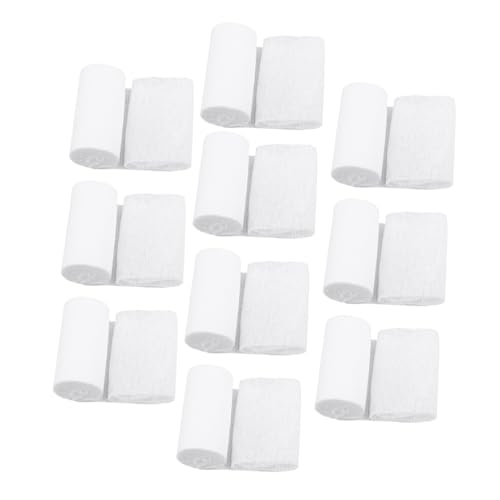 Abaodam vendas de gasa rollos 10 piezas 8x600cm compresión descartable para primeros auxilios uso de emergencia y entrenamiento miniatura 1