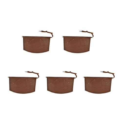 Tablier de taille réglable en cuir synthétique étanche pour la restauration - 2