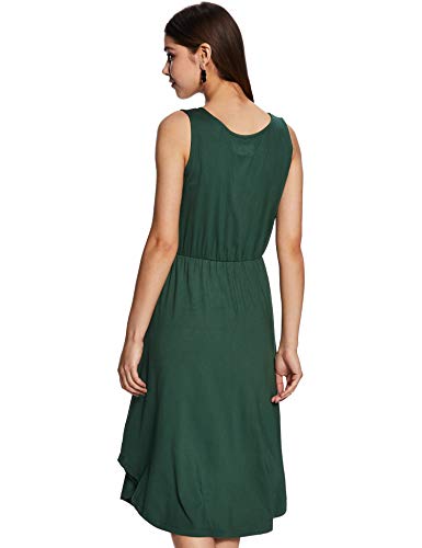 Image of Amazon Brand - Symbol Women's Rayon Fit and Flare Midi Dress