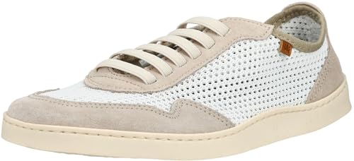 Chaussures El Naturalista N5914 en cuir blanc texturé haut de gamme