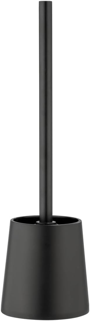WENKO Sortino Silicone Toilet Brush Set Black