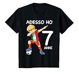 Settimo Compleanno - Maglietta Calcio Italia 7