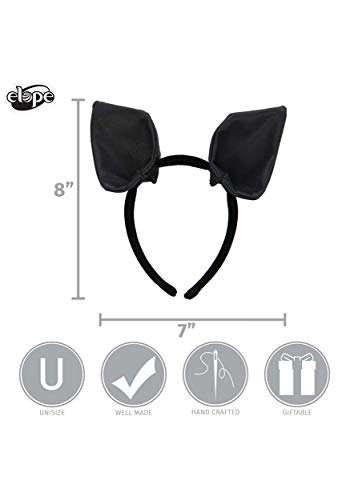 elope Bat Ears Headband Black