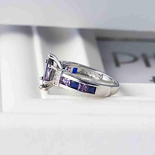 Sterling Silver Ring For Women Birthstone Ring Engagement Ring For Women Anniversary Wedding Promise Ring4