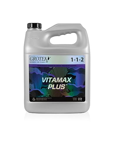 GROWMANIA Fertilizante Vitamax Plus de Grotek 4L | Abono Estimulador de Floración y Frutos de Plantas y Cultivos