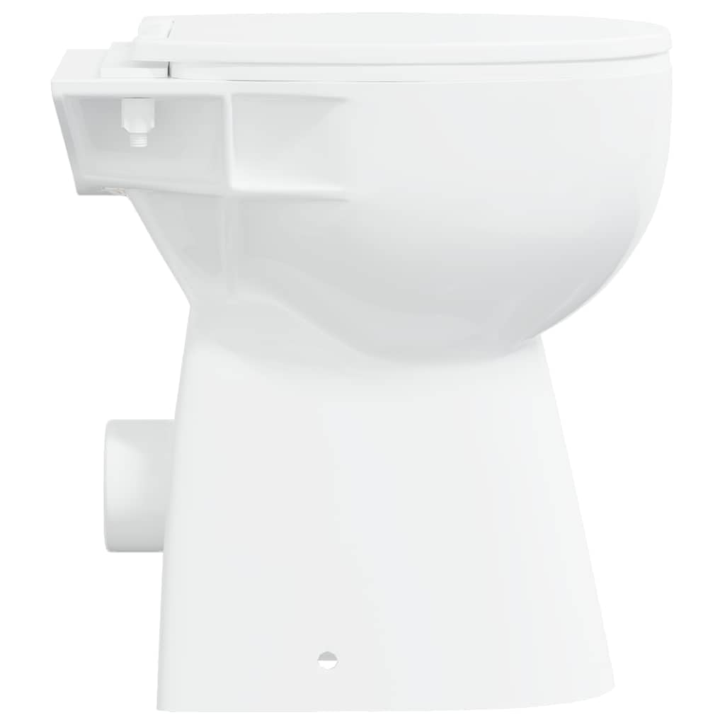 Genérico Inodoro sin Borde, 7 cm Altura Extra, Cierre Suave, cerámica,Bricolaje,Fontanería,Piezas para fontanería,Baños y bidés,Baños,145779