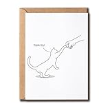 SNMDesigns Thank You Cat Card - Perfect for Vets & Cat Lovers - Cute Kitten Design