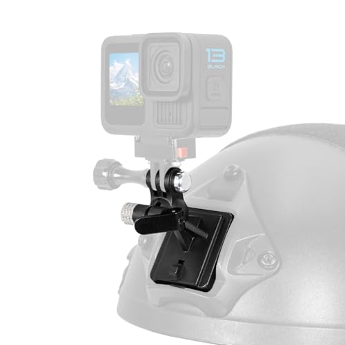 NovelGoal Helmet Quick Release Buckle Adapter Mount Compatible with Hero 13/12, Action 5/4, GO 3S/3, Ace Pro 2/1 Camera Fix Mount Convertor Holder (Type E1)