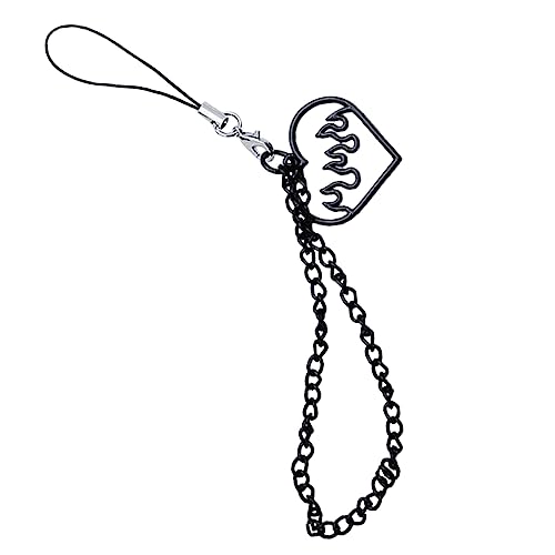 JSGHGDF Goth Phone Charm Pendant -Key Chain For Bag Cute Accessory Women Guitar Strap Lanyard Beaded Keychain Pendant