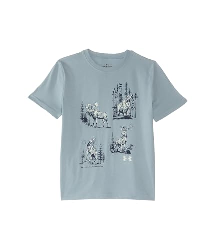 Image of Under Armour Boys' Short Sleeve Graphic T-Shirt, Soft & Comfortable, Outdoor Collection