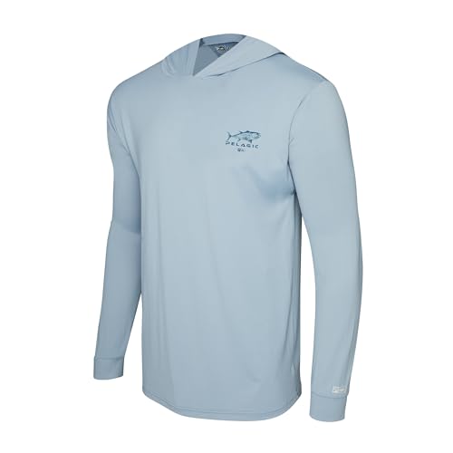 Apparel Men's Aquatek Gyotaku Tuna Hooded Fishing Shirt2