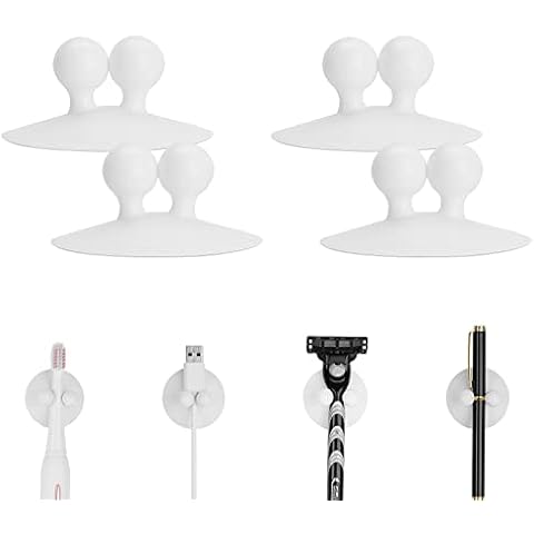 LUEXBOX Suction Cup Toothbrush Holder Cover