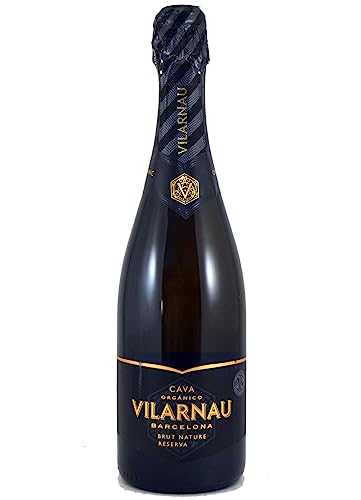 Vilarnau Brut Nature Reserva - D.O. Cava - Orgánico - 750 ml (Paquete de 6)