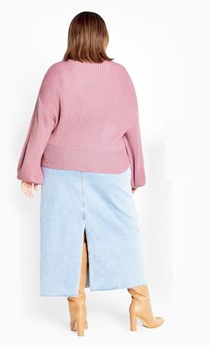 Image of City Chic Women's Plus Size Sweater - Angel Sleeve