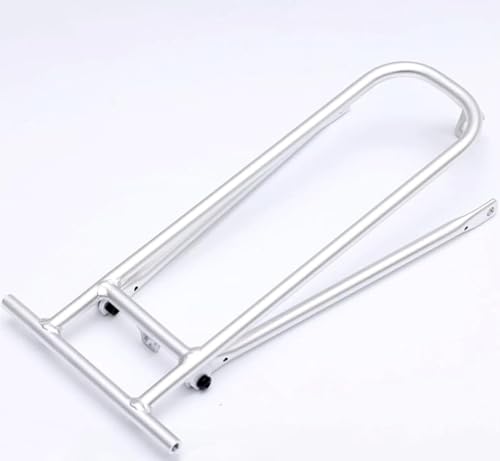 Porte-bagages arrière en aluminium pour Brompton argent pour transporter vos affaires