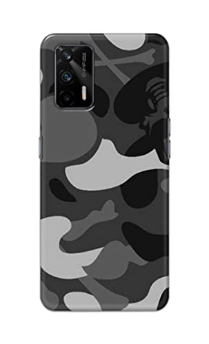 Image of Printed Hard Back Cover Case for Realme X7 Max 5G Back Cover (Army Pattern) -1302