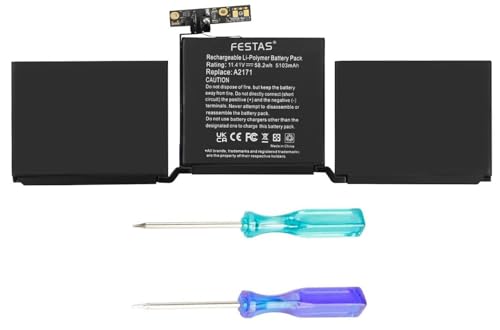 Batterie pour MacBook Pro 13 A2159 A1708 pour travailler partout en liberté